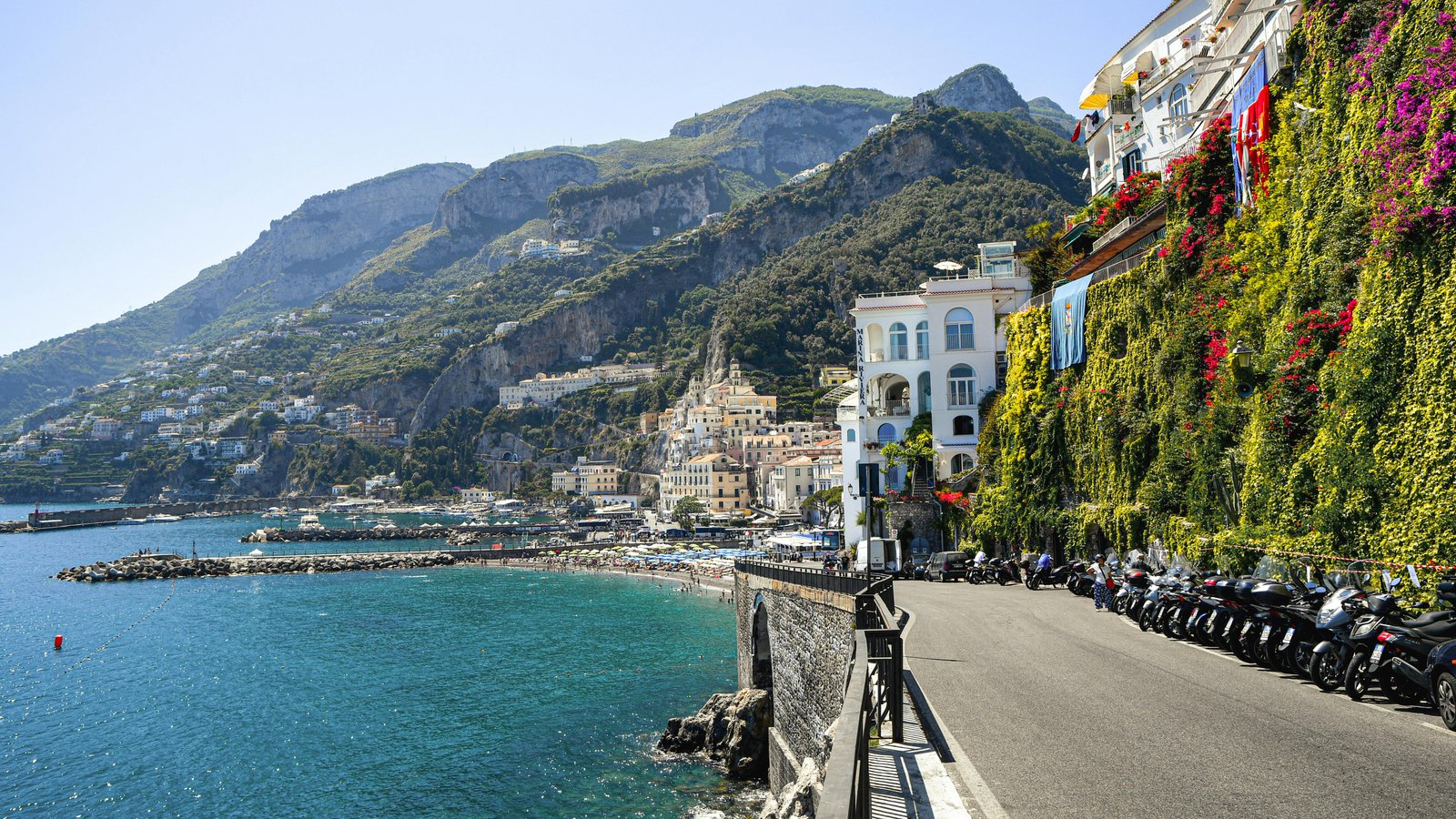 Amalfi Coast panoramic view
